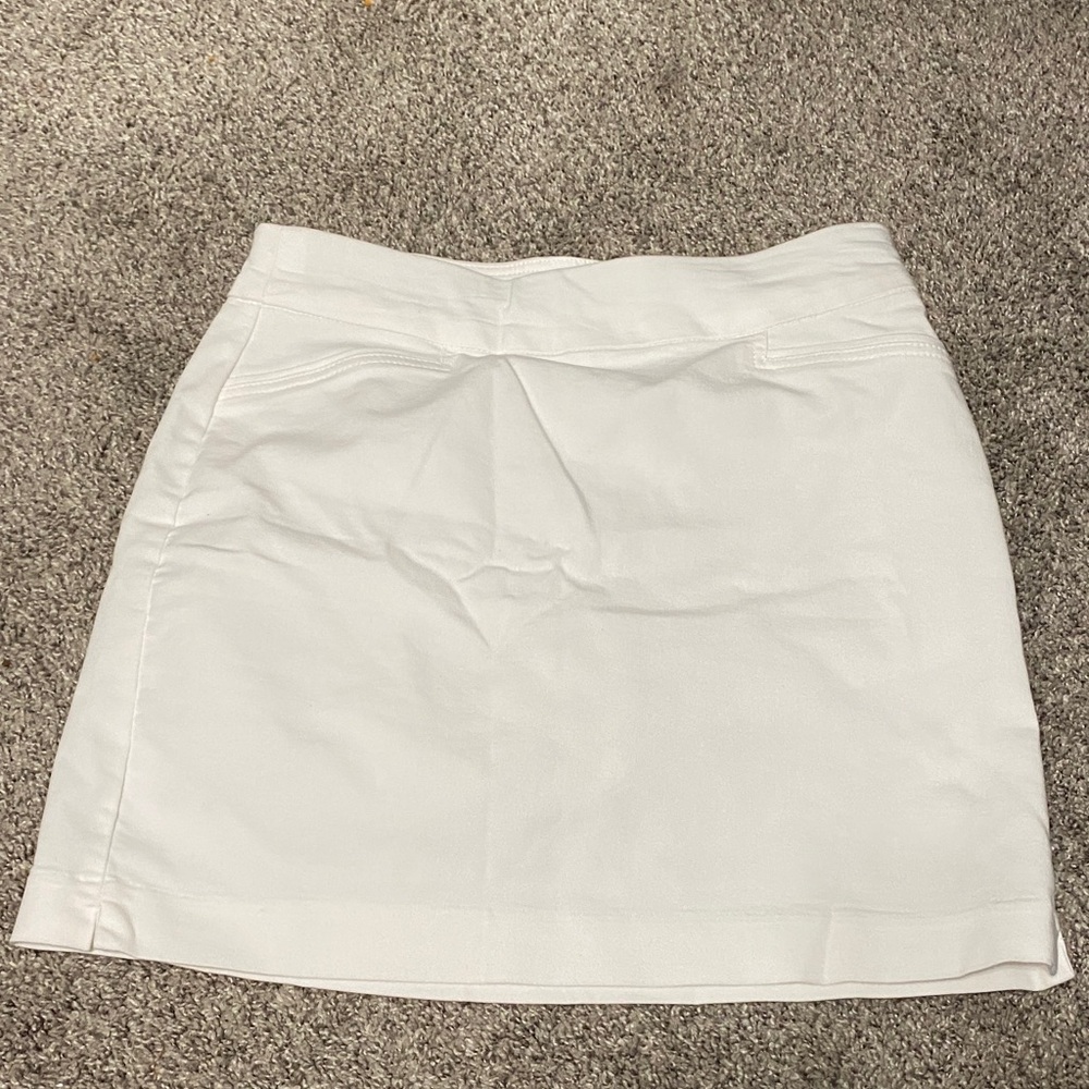 Croft & Barrow White Mini Skirt